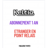 Abonnement 1 an - version papier (étranger en point relais)
